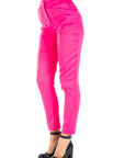 Pantaloni a sigaretta fucsia