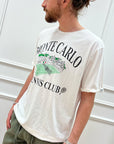 T shirt panna stampa "Tennis Club"